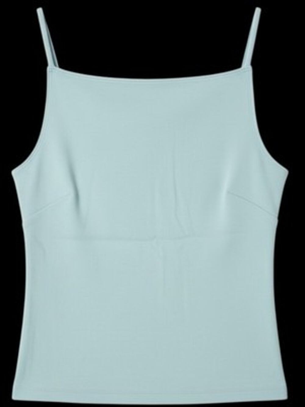 VTG Y2K Bebe Tank Top Blue M Boat Neck Career Minimalist 90s sleeveless Retro